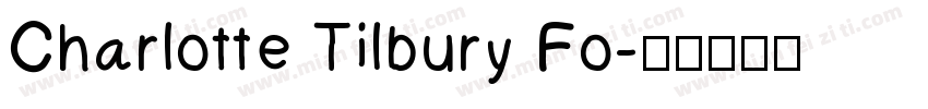 Charlotte Tilbury Fo字体转换